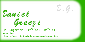 daniel greczi business card